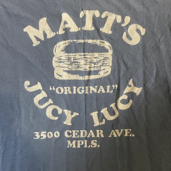 “Matt’s Juicy Lucy” Minneapolis Burger Tee - Picture 3 of 6